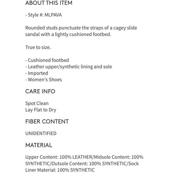 Marc Fisher | Pava Slide Sandal | White - Picture 8 of 8